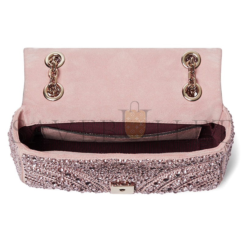 GUCCI GG MARMONT CRYSTALS SMALL SHOULDER BAG 837280 (22*12.5*6cm)